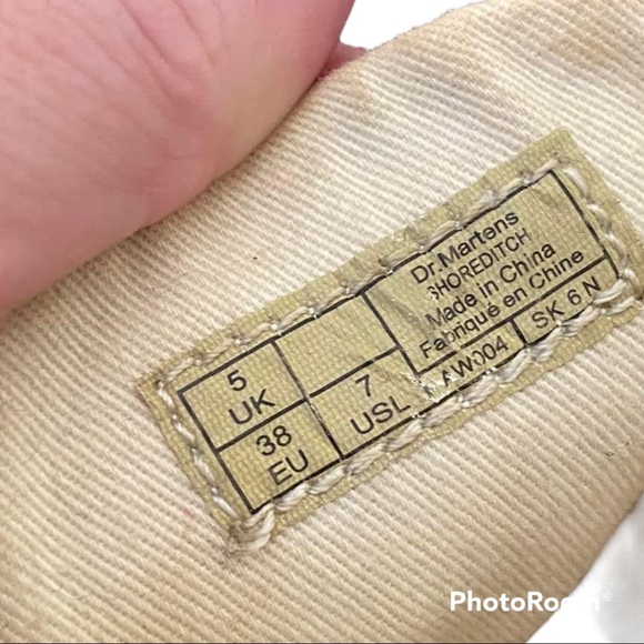 DOC MARTENS UK5 CANVAS FLORAL - Picture 3 of 4